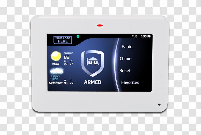 Security Alarms & Systems Alarm Device Home - Electronics Accessory - White Screen Transparent PNG