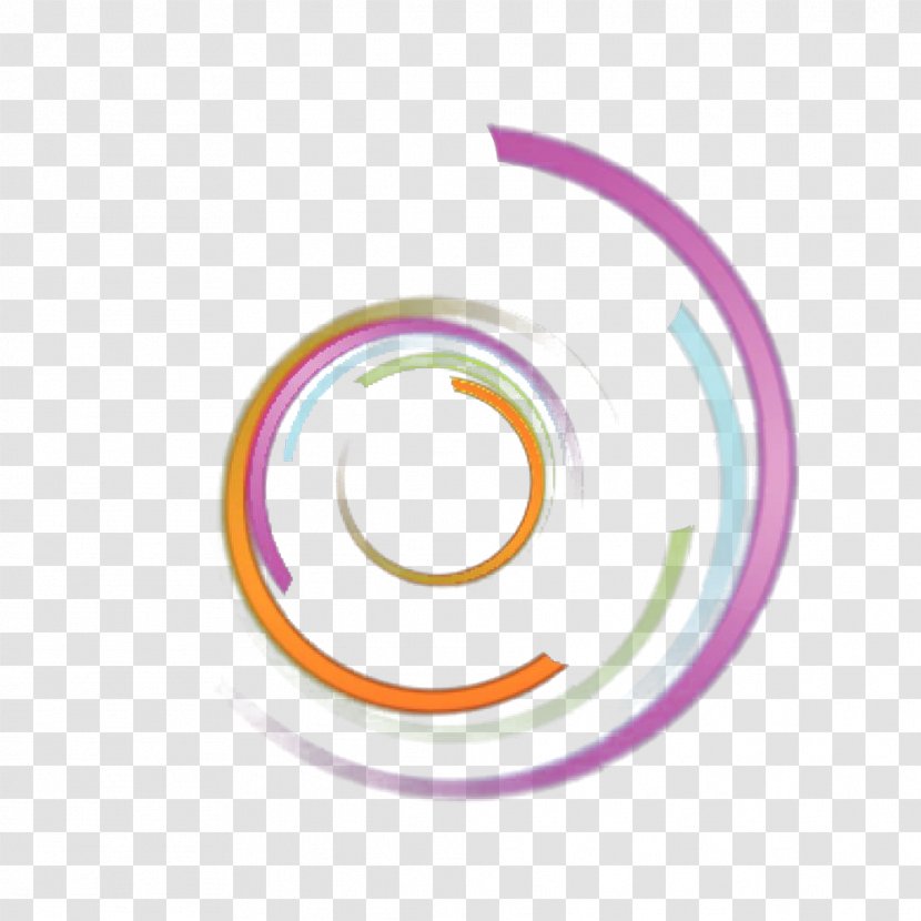 Number Circle - Icon - Color Swirl Light Transparent PNG