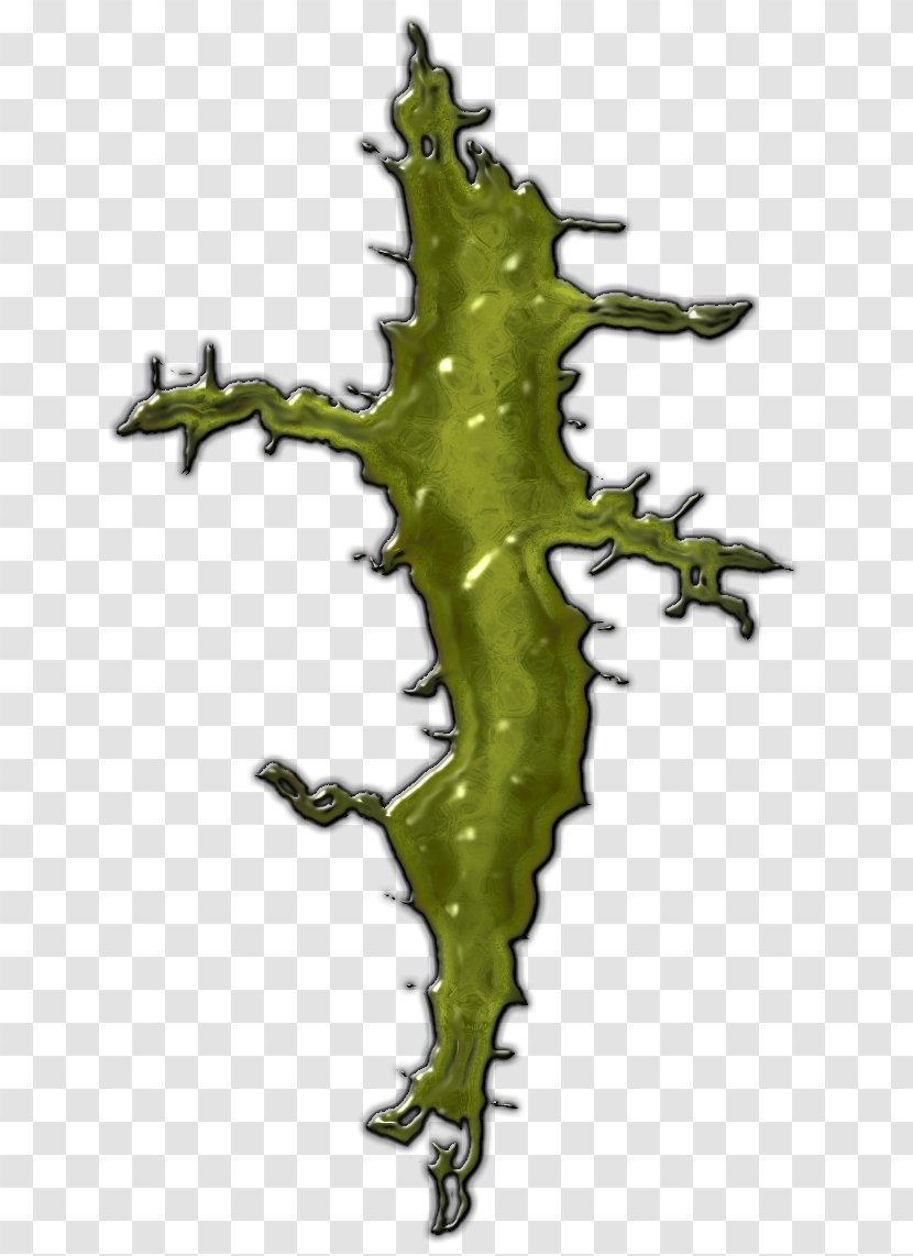Ooze Green Slime Map Transparent PNG
