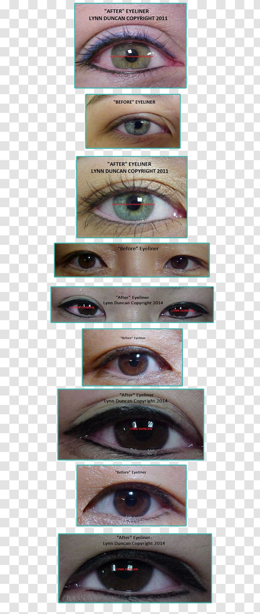 Eye Font - Permanent Makeup Transparent PNG