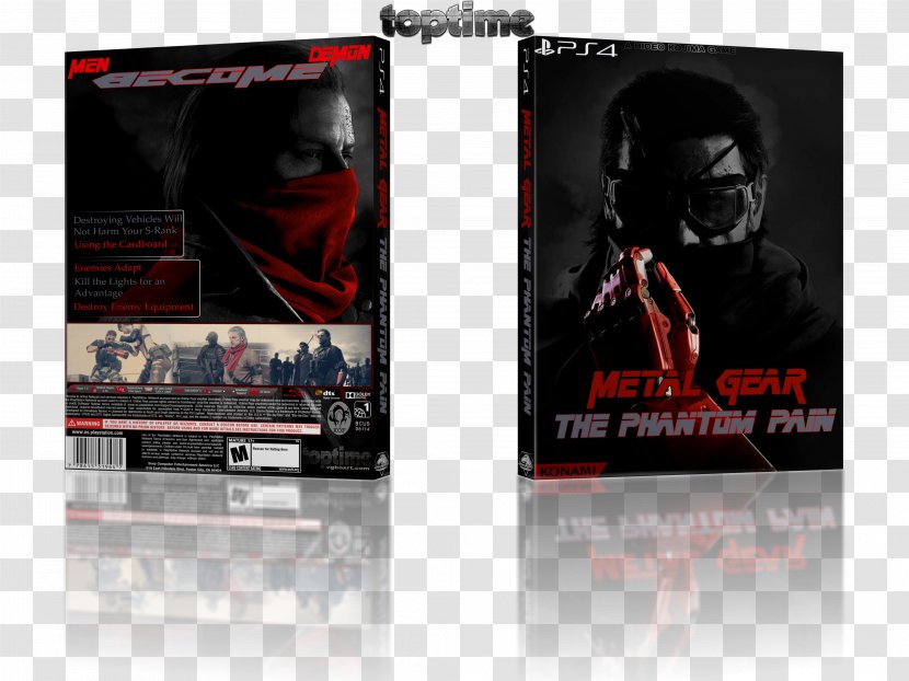 Metal Gear Solid V: The Phantom Pain Poster Konami Video Game - Dvd - V Transparent PNG