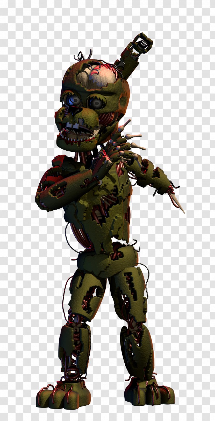 Five Nights At Freddy's Video Jump Scare Art - Frame - Withered Leaf Transparent PNG