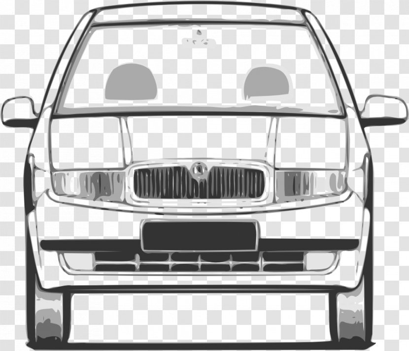Sports Car Drawing Clip Art - Vehicle Door - Skoda Transparent PNG