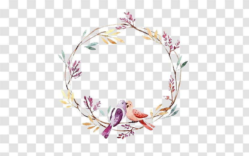 Garland Wreath - Christmas - Duck Bird Of Happiness Picture Material Transparent PNG