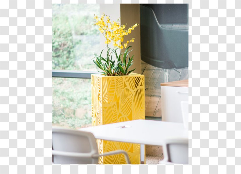Flowerpot Furniture Table Office Box - Container - Monstera Transparent PNG