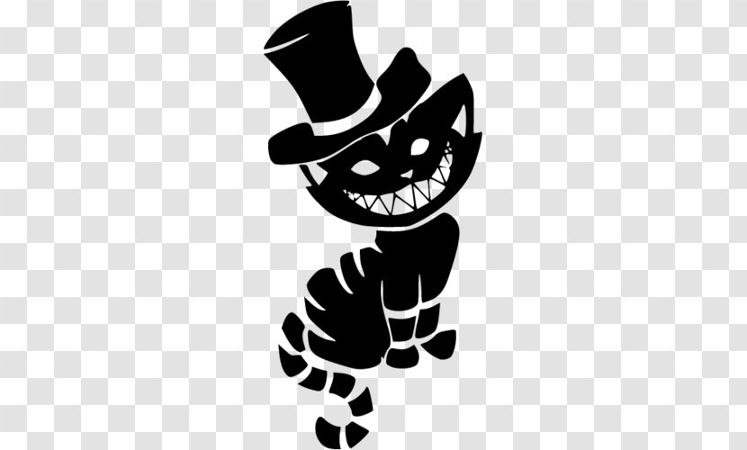 Cheshire Cat Mad Hatter Tattoo Kitten - Mammal Transparent PNG