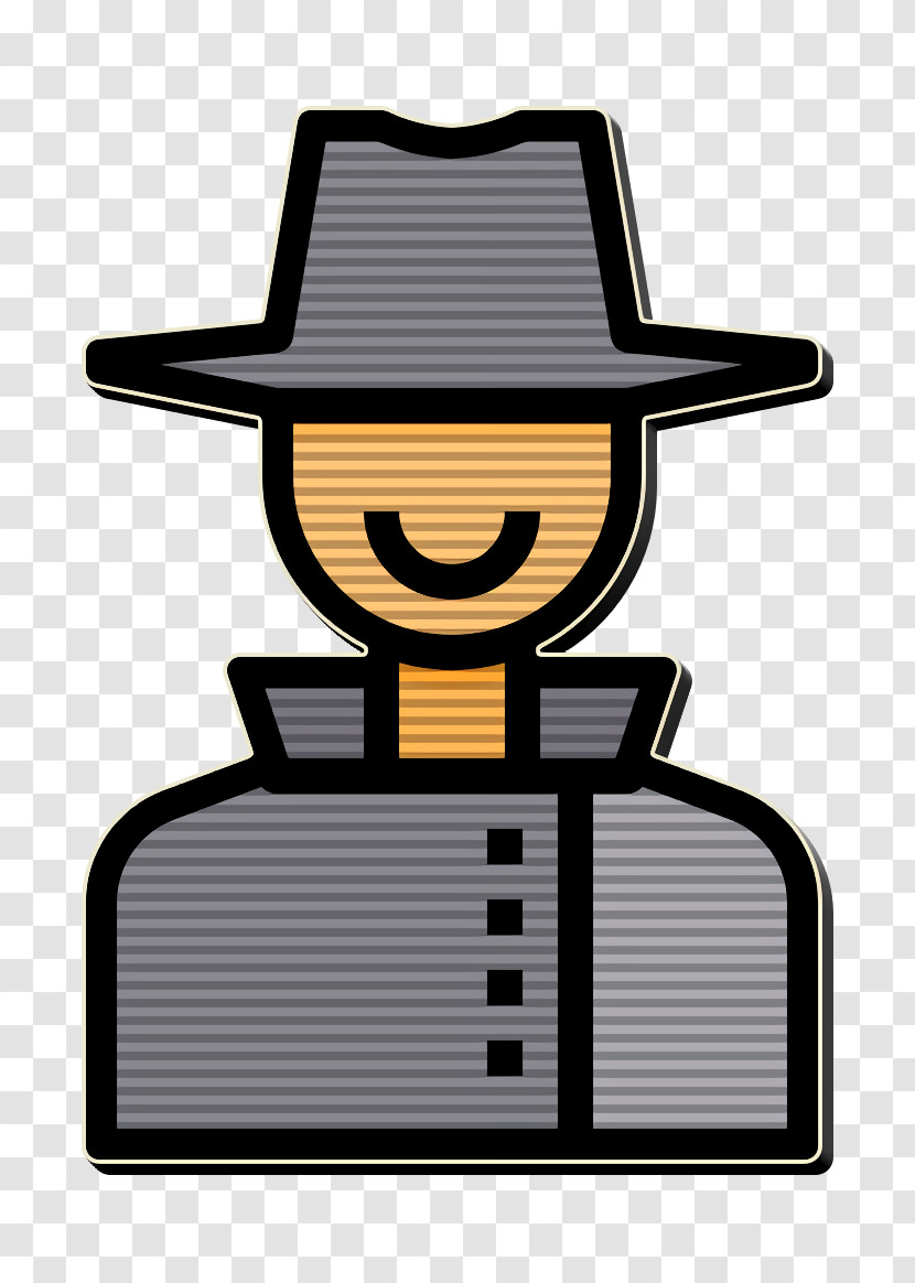 Crime Icon Hat Icon Detective Icon Transparent PNG