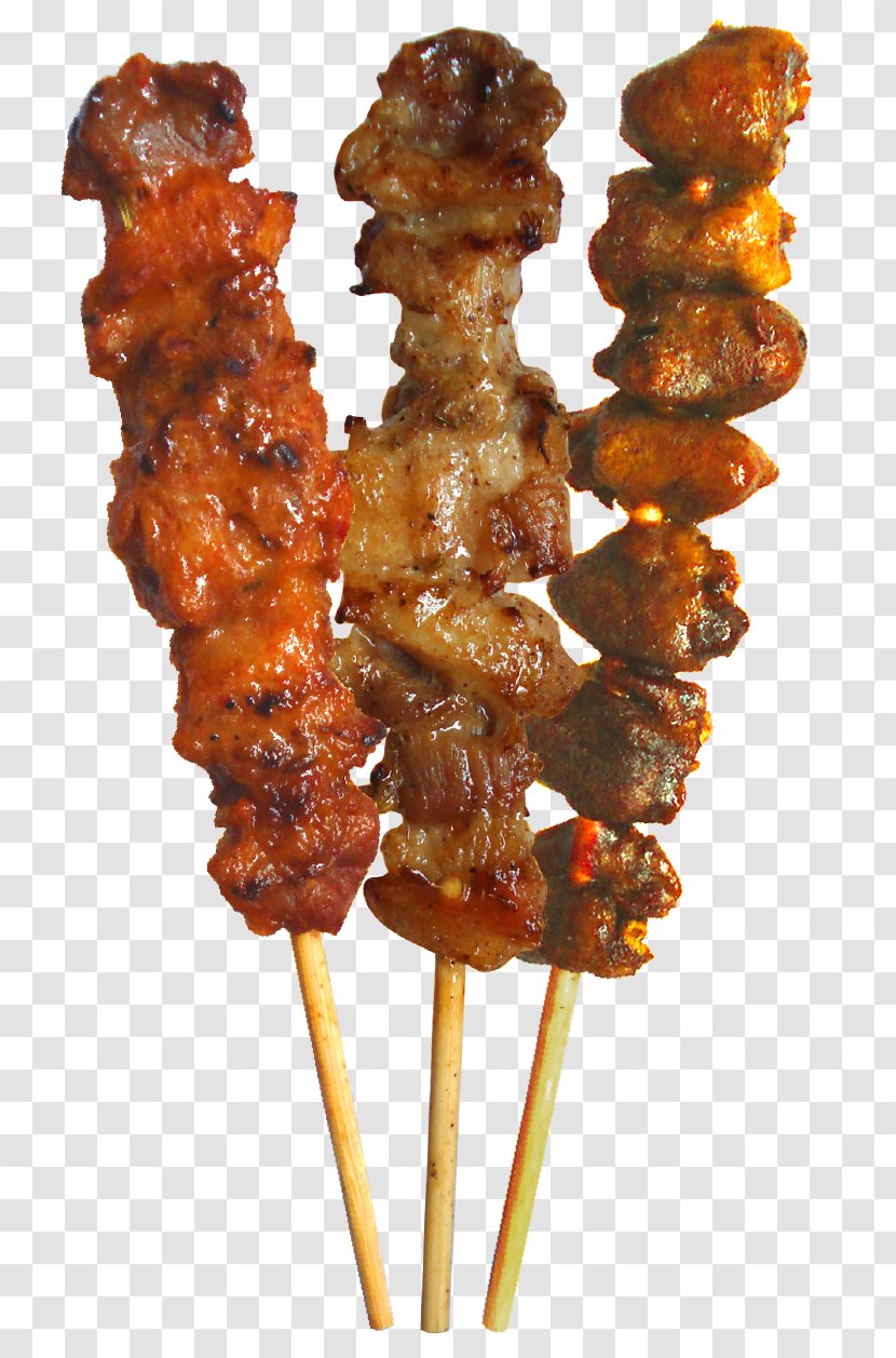 Barbecue Chuan Skewer Satay - Fried Food - Delicious Grilled Chicken Transparent PNG