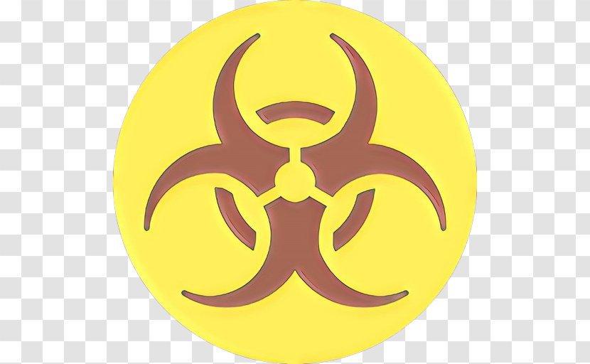 Yellow Circle - Hazard - Emblem Sticker Transparent PNG