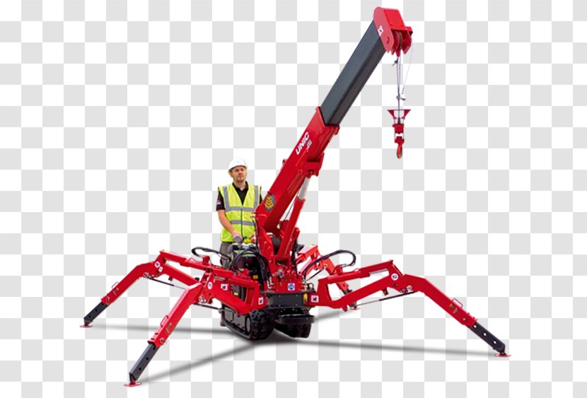 Mobile Crane クローラークレーン Spider Heavy Machinery Transparent PNG