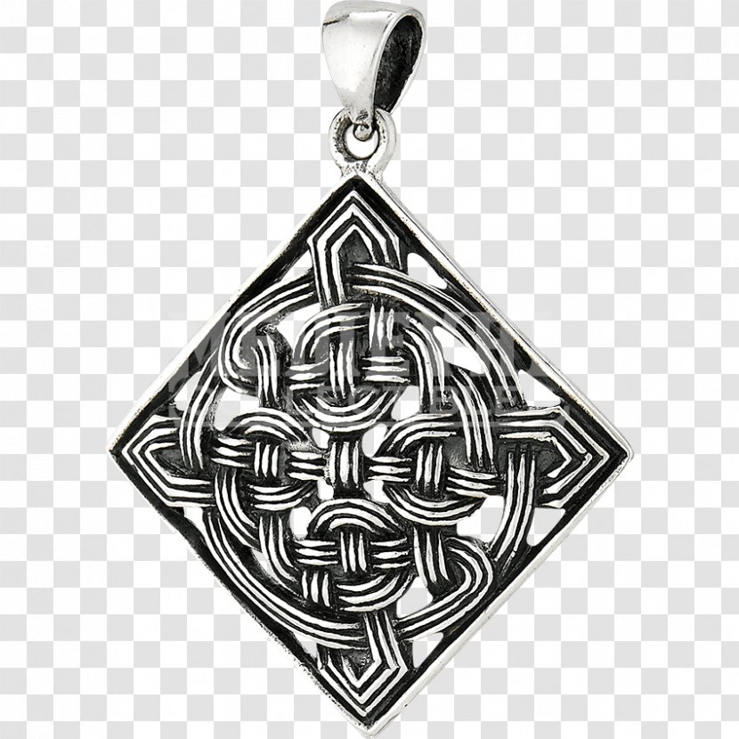 Locket Sterling Silver Charms & Pendants Knot - Woven Fabric Transparent PNG