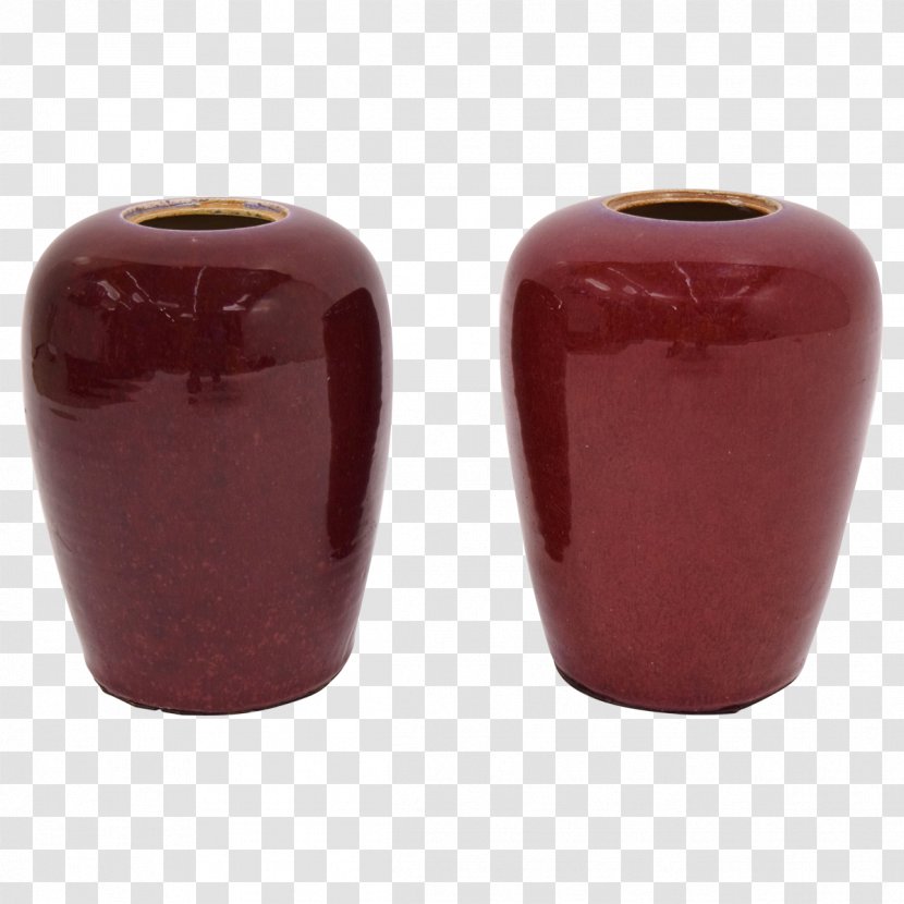 Vase Maroon - Japanese Transparent PNG