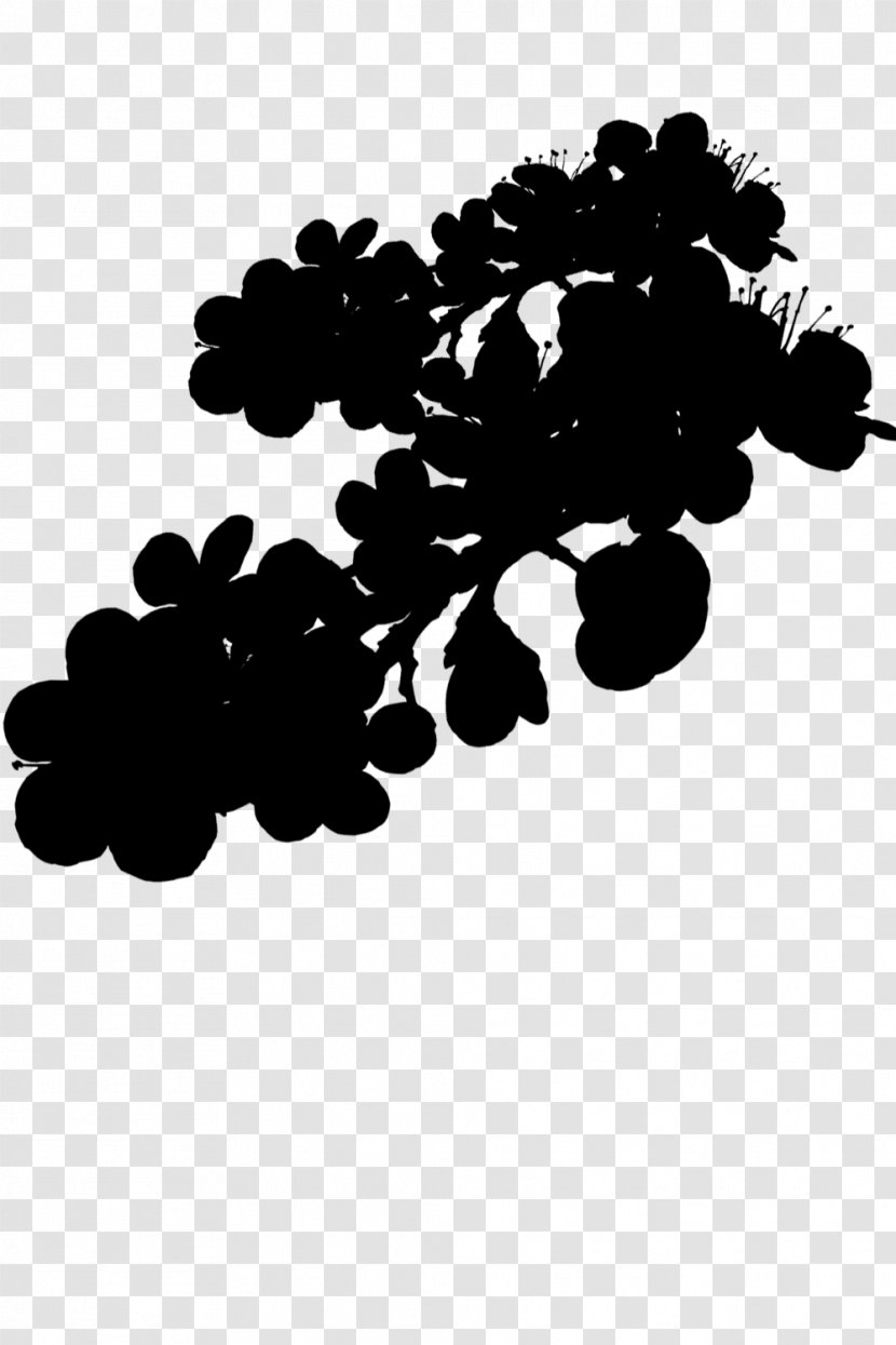 Grape Pattern Font Silhouette - Blackandwhite Transparent PNG