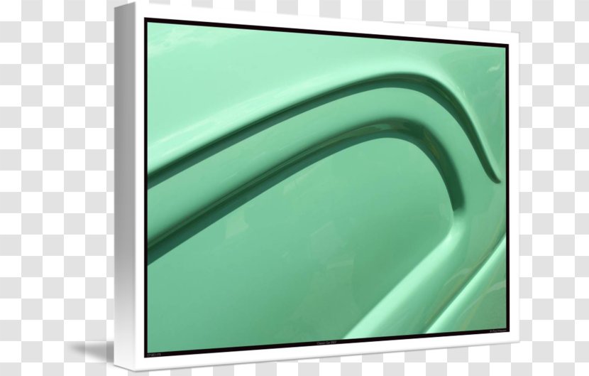 Rectangle - Green - Classic Car Transparent PNG
