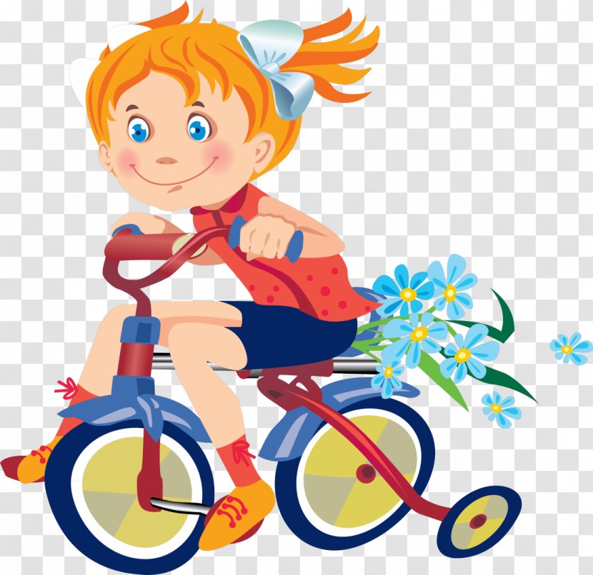 Child Clip Art - Cartoon - Cycling Transparent PNG
