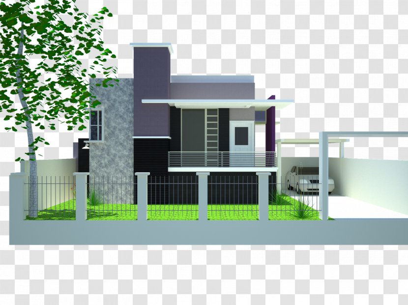 House Facade Minimalism Architecture - Terrace - Civil Engineering Transparent PNG