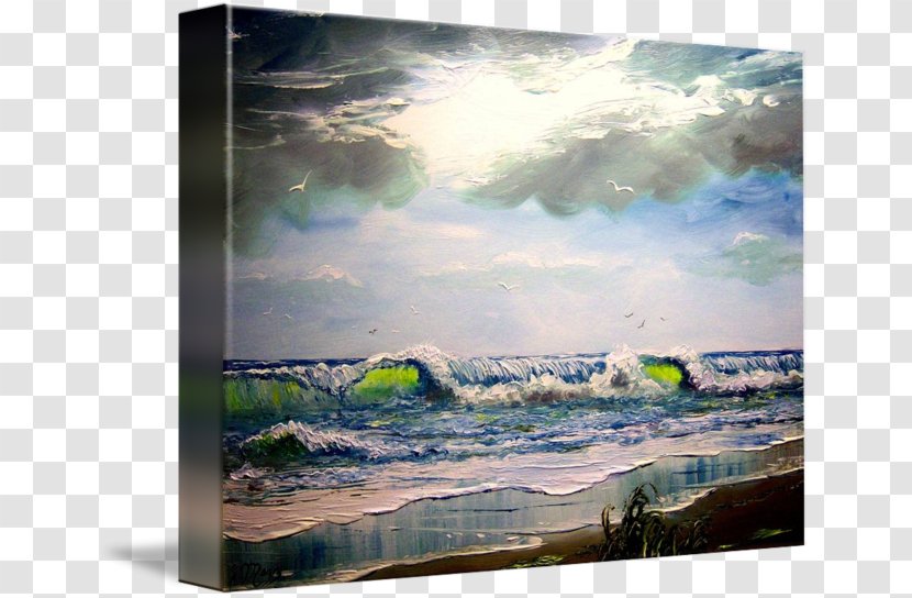Painting Acrylic Paint Picture Frames Sea - Frame Transparent PNG