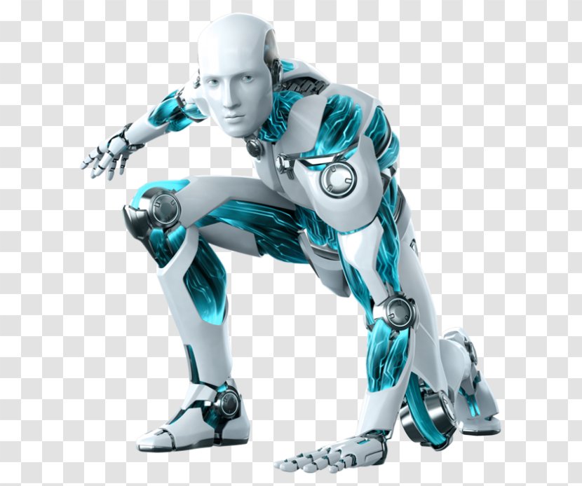 ESET NOD32 Internet Security Robot - Cyborg Transparent PNG