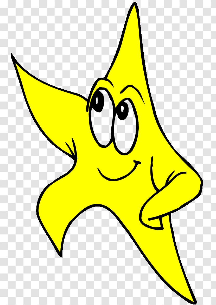 Animation Star Art Clip - Black And White Transparent PNG
