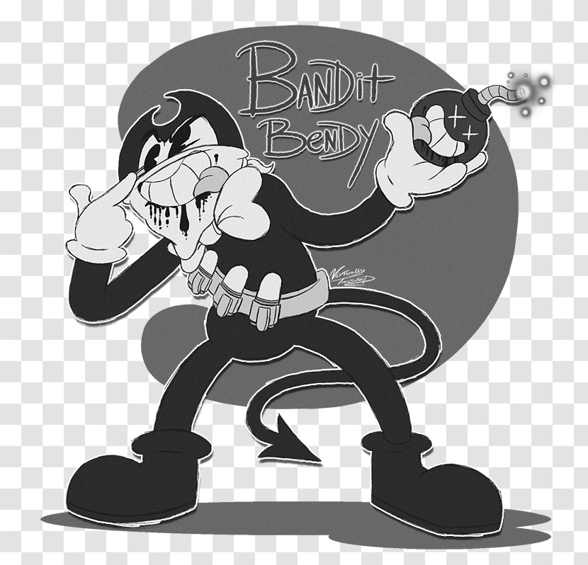 Bendy And The Ink Machine Welcome To Drawing Game Art - Smudges Transparent PNG
