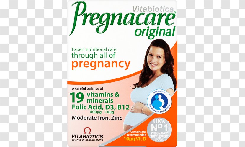 Dietary Supplement Vitabiotics Tablet Vitamin Pregnancy - Folate Transparent PNG