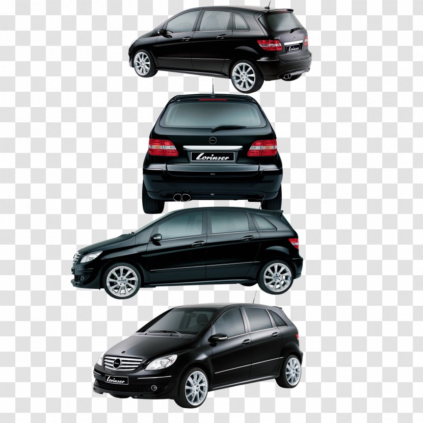 Bumper Car Sport Utility Vehicle Mercedes-Benz BMW - Metal - Black Row Of Cars Transparent PNG