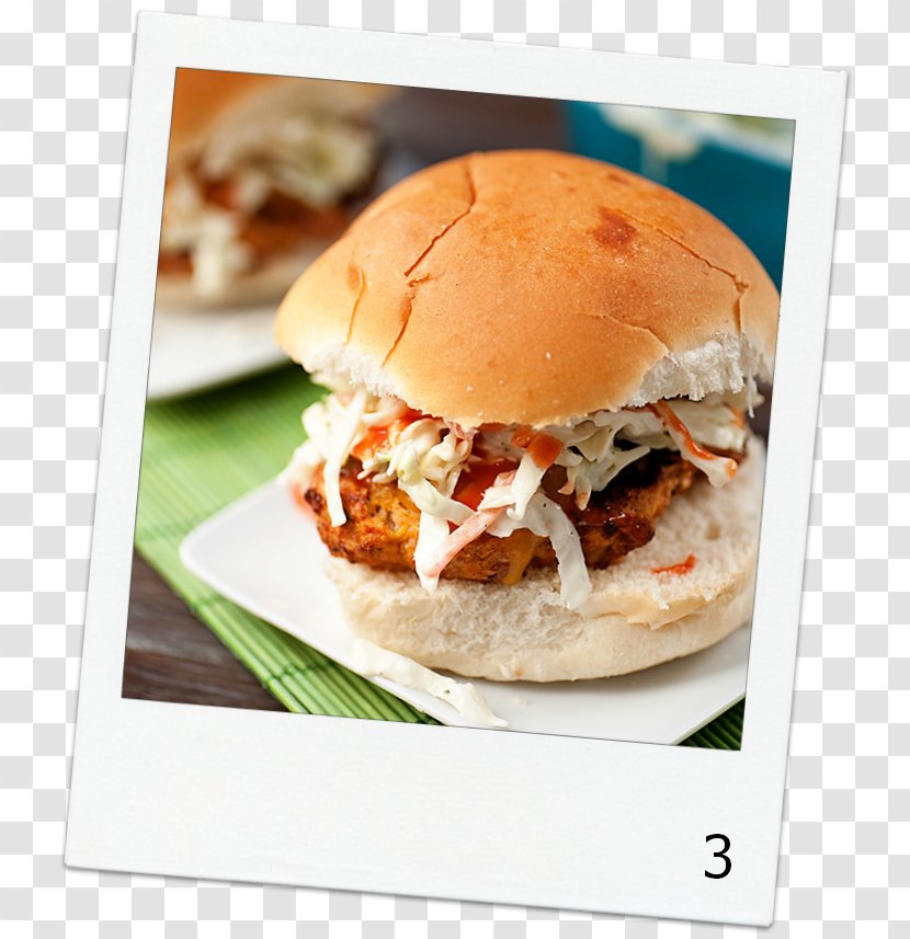 Slider Cheeseburger Buffalo Wing Chicken Sandwich Hamburger - Burger Transparent PNG