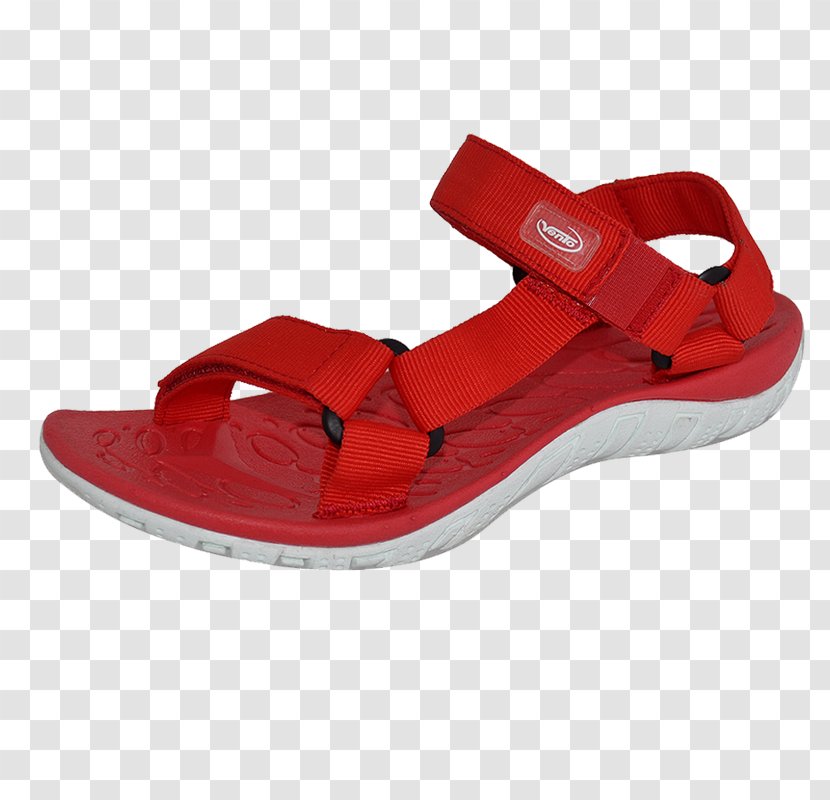 Shoe Sandal Red Flip-flops Walking - Husband Transparent PNG