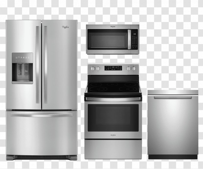 Refrigerator Whirlpool WRF555SDF Home Appliance Corporation Cooking Ranges - A Study Transparent PNG
