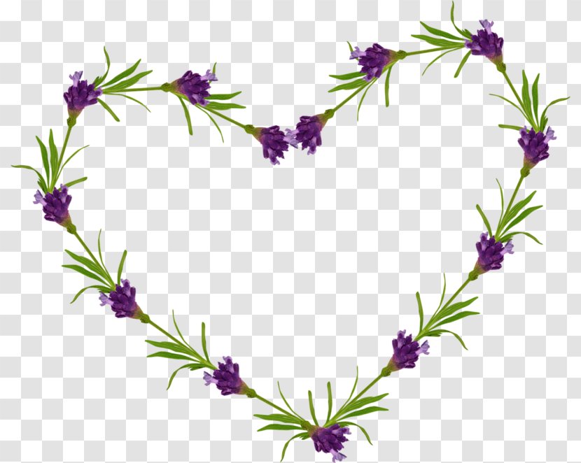 Comme Les Papillons Flower Lavender - Silhouette - Watercolor Transparent PNG