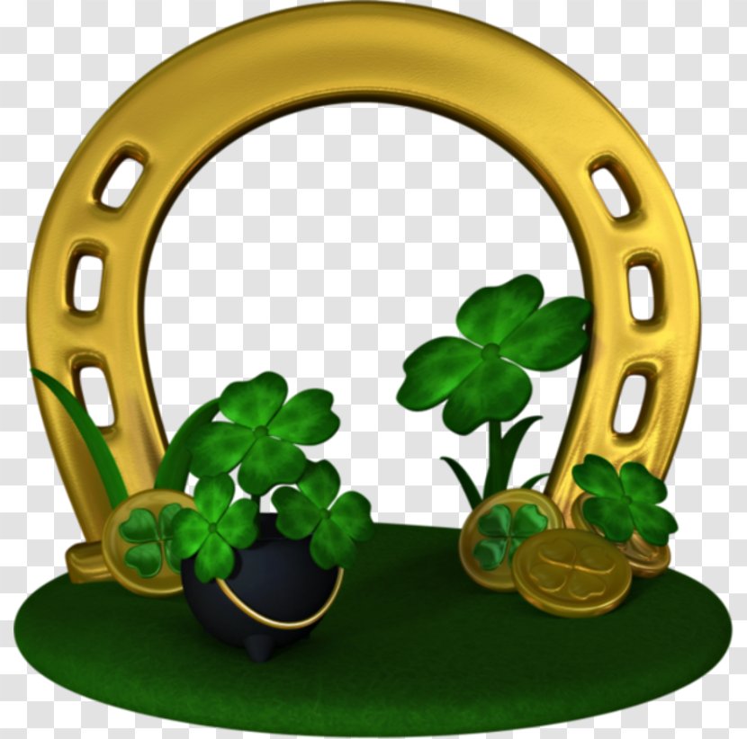 Symbol Green Clip Art - Fourleaf Clover Transparent PNG