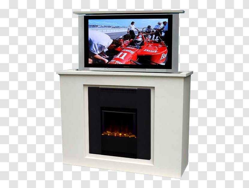 Electric Fireplace Mantel Hearth Wall Unit - Firelight Transparent PNG