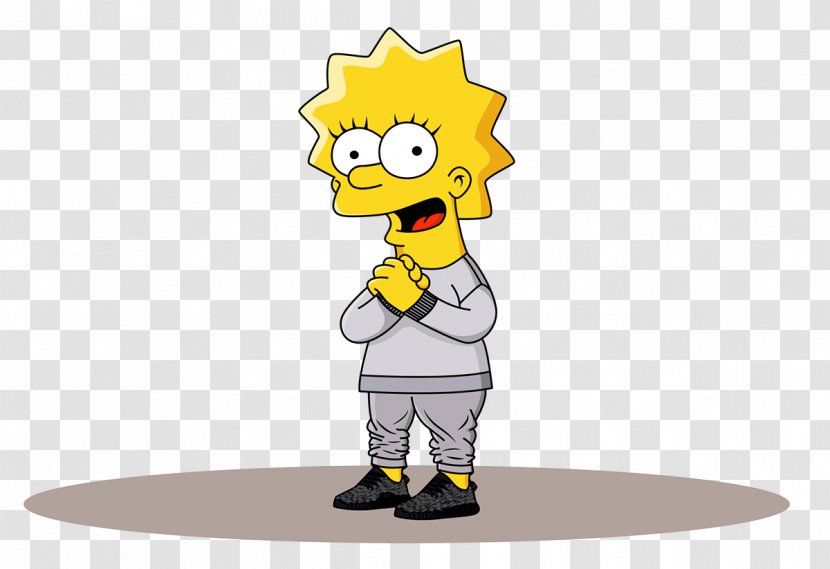 Bart Simpson Milhouse Van Houten Adidas Yeezy Shoe - Tree - Simpsons Transparent PNG
