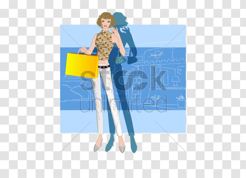 Human Behavior Shoulder Clip Art - Standing - Women Shopping Vector Transparent PNG