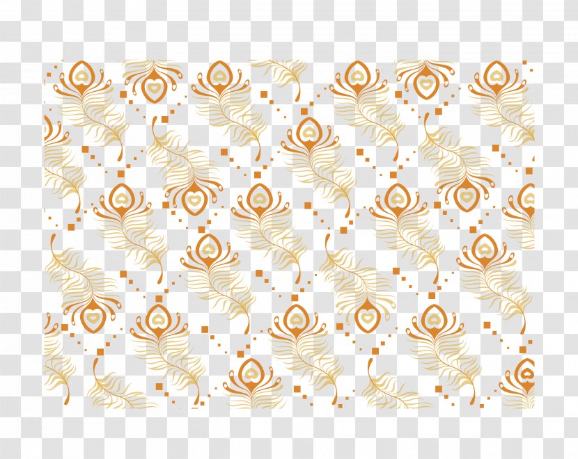 Textile Petal Pattern - Material - Vector Feather Shading Transparent PNG