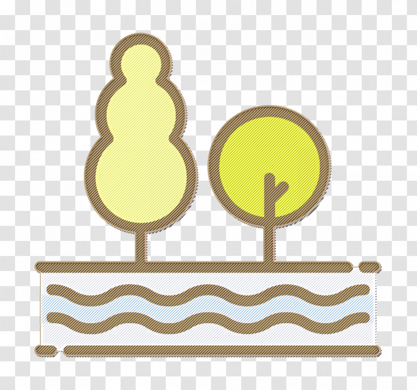 River Icon Nature Icon Tree Icon Transparent PNG