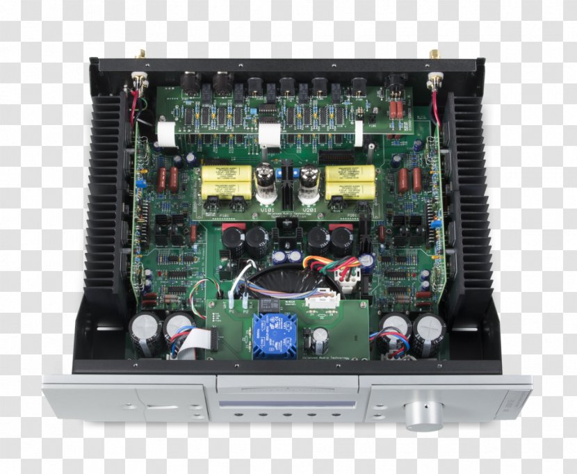 Balanced Audio Power Amplifier Electronics Microcontroller Preamplifier - Vacuum Tube Transparent PNG