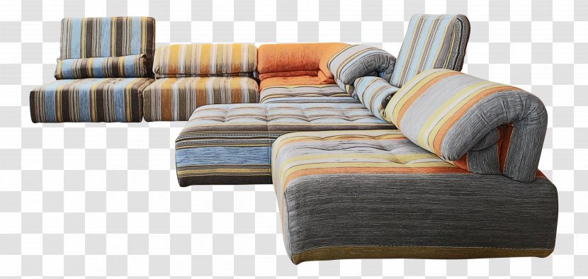 Watercolor Cartoon - Couch - Interior Design Comfort Transparent PNG