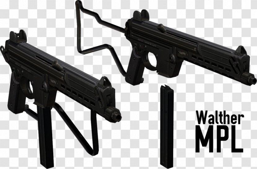 Trigger Firearm DeviantArt Gun - Carl Walther Gmbh - Sten Submachine Transparent PNG