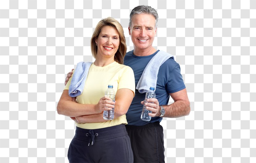 Fitness Centre Physical Stock Photography Weight Loss Training - Shoulder - Couple Transparent PNG