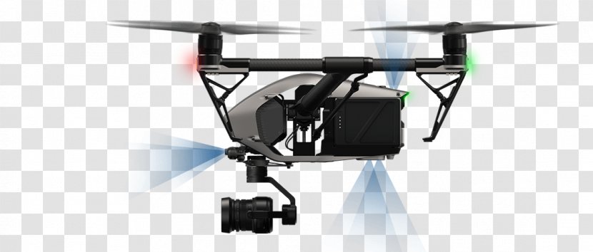 Helicopter Unmanned Aerial Vehicle DJI Inspire 2 Quadcopter Camera Transparent PNG