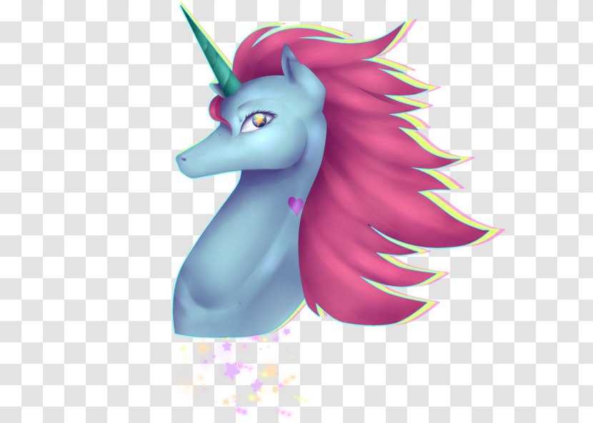 Pony Head Fan Art - Purple - Unicorn Transparent PNG
