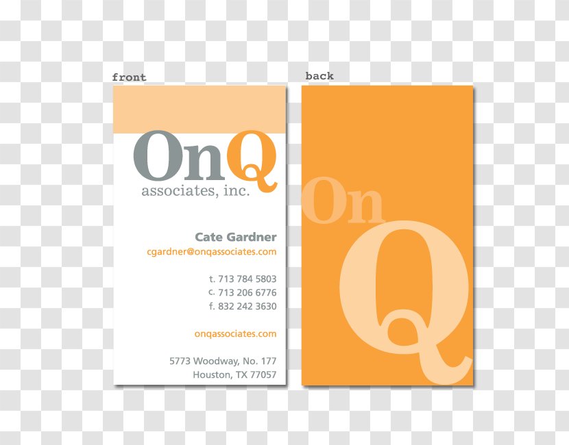 Brand Logo Font - Business Card Designs Transparent PNG