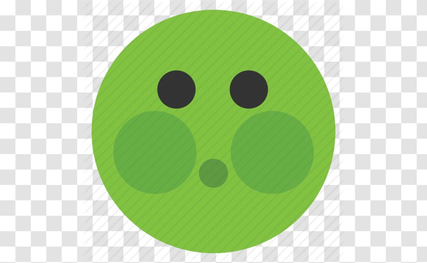 Green Circle Material Pattern - Smiley Face Puking Transparent PNG