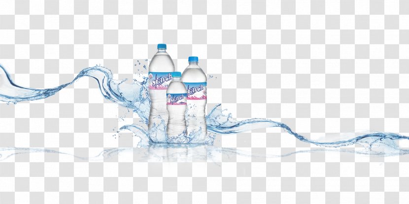 Carbonated Water Bottles Liquid - Silhouette Transparent PNG