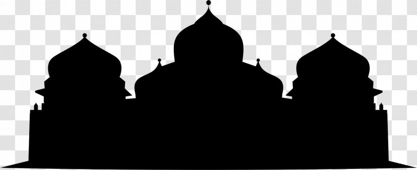 Baiturrahman Grand Mosque Masjid Raya Banda Aceh Silhouette - Cdr Transparent PNG