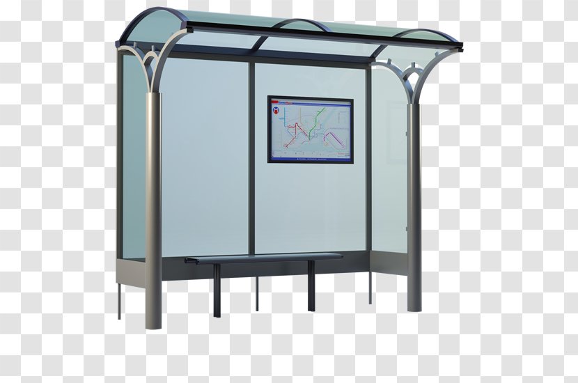 Bus Stop Durak Abribus - Advertising Transparent PNG