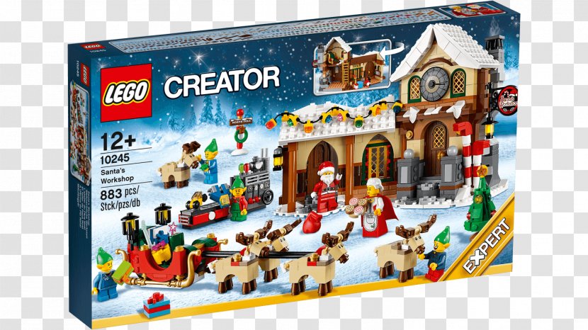 LEGO 10245 Creator Santa's Workshop Santa Claus Lego Toy - Modular Buildings Transparent PNG
