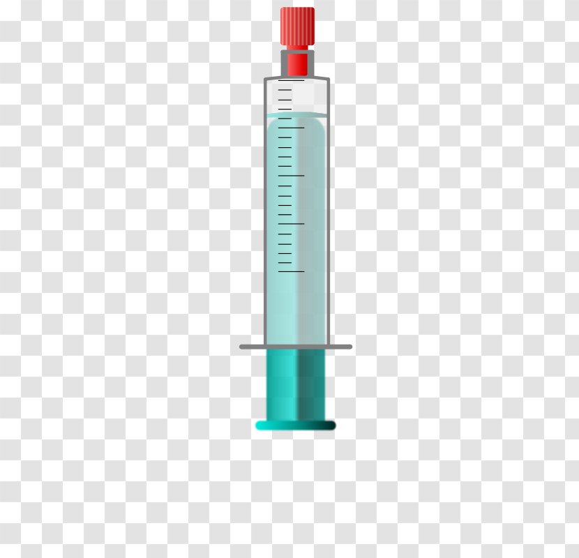 Syringe Sewing Needle Medicine - Designer - Blue Transparent PNG