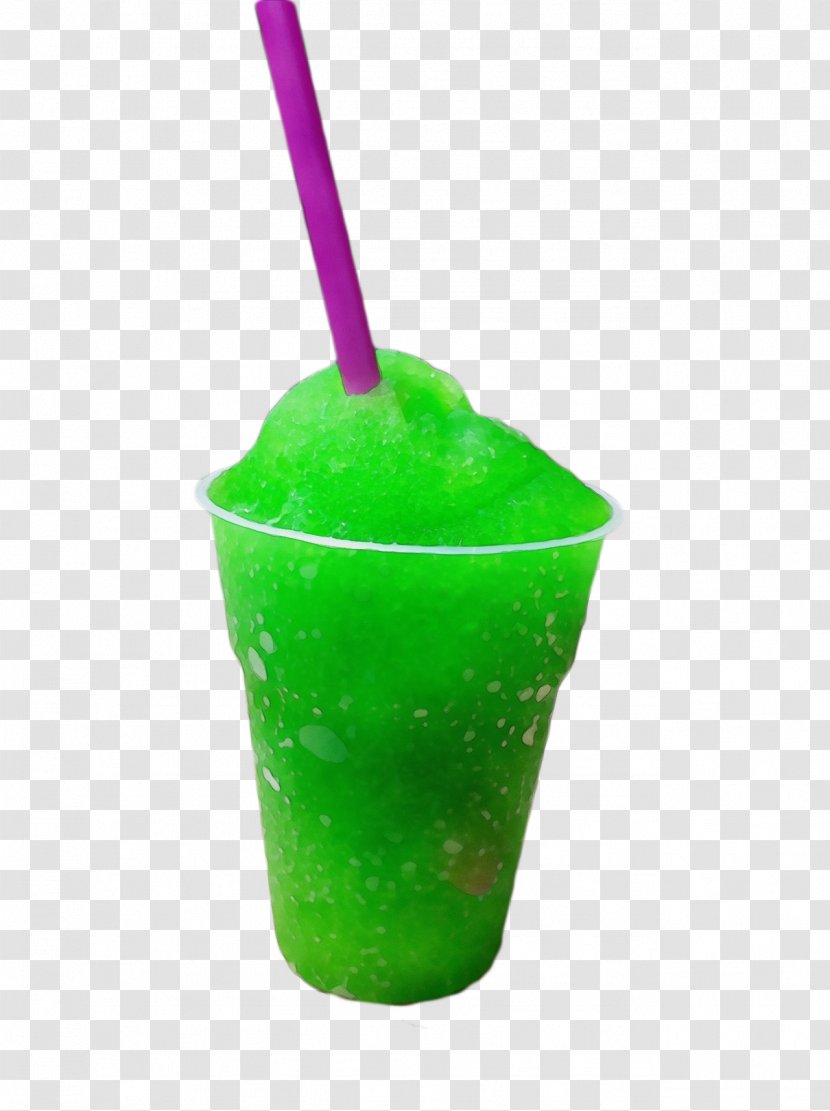 Slush Drink Drinking Straw Frozen Carbonated Beverage Cocktail Garnish - Food Cream Soda Transparent PNG